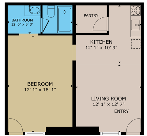 My Home at Macon | A1 Floorplan